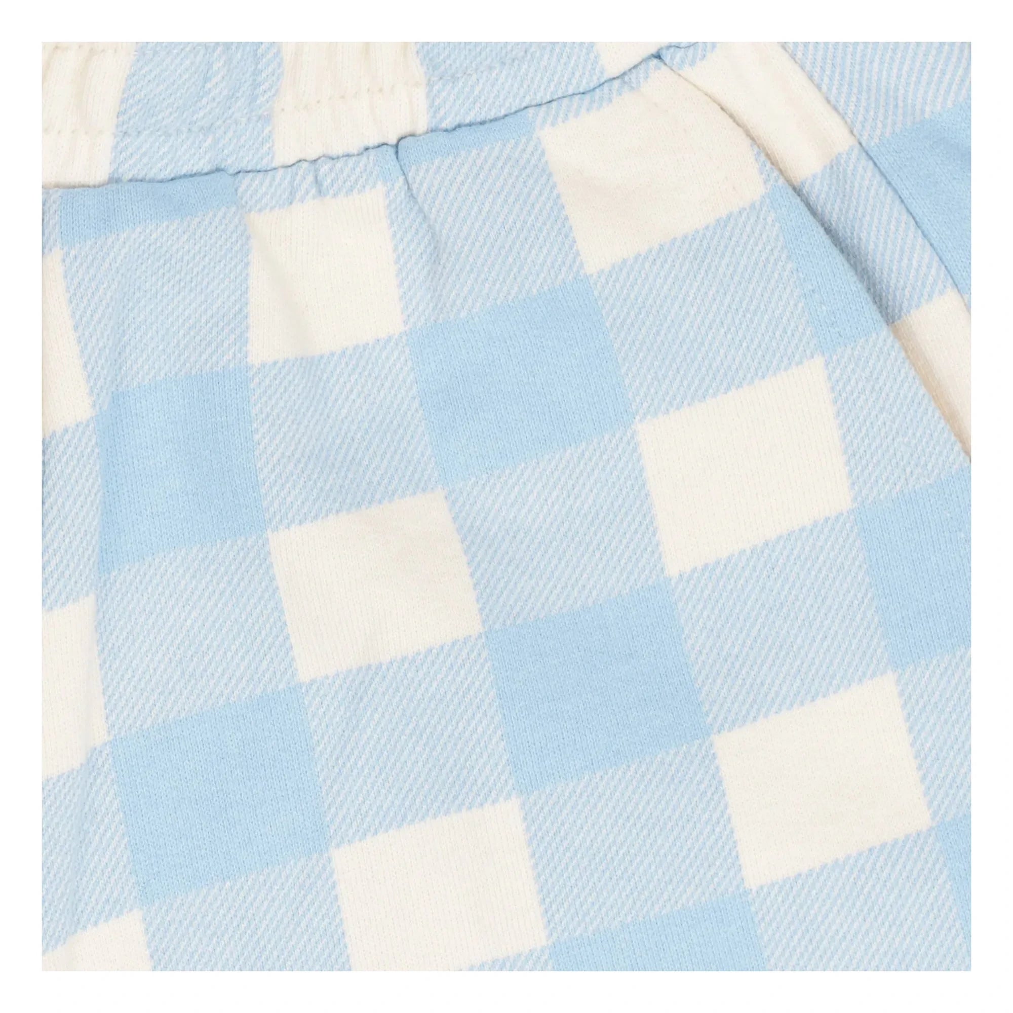 Tumble N'Dry - June Vichy Algodón Orgánico Short | Azul Claro