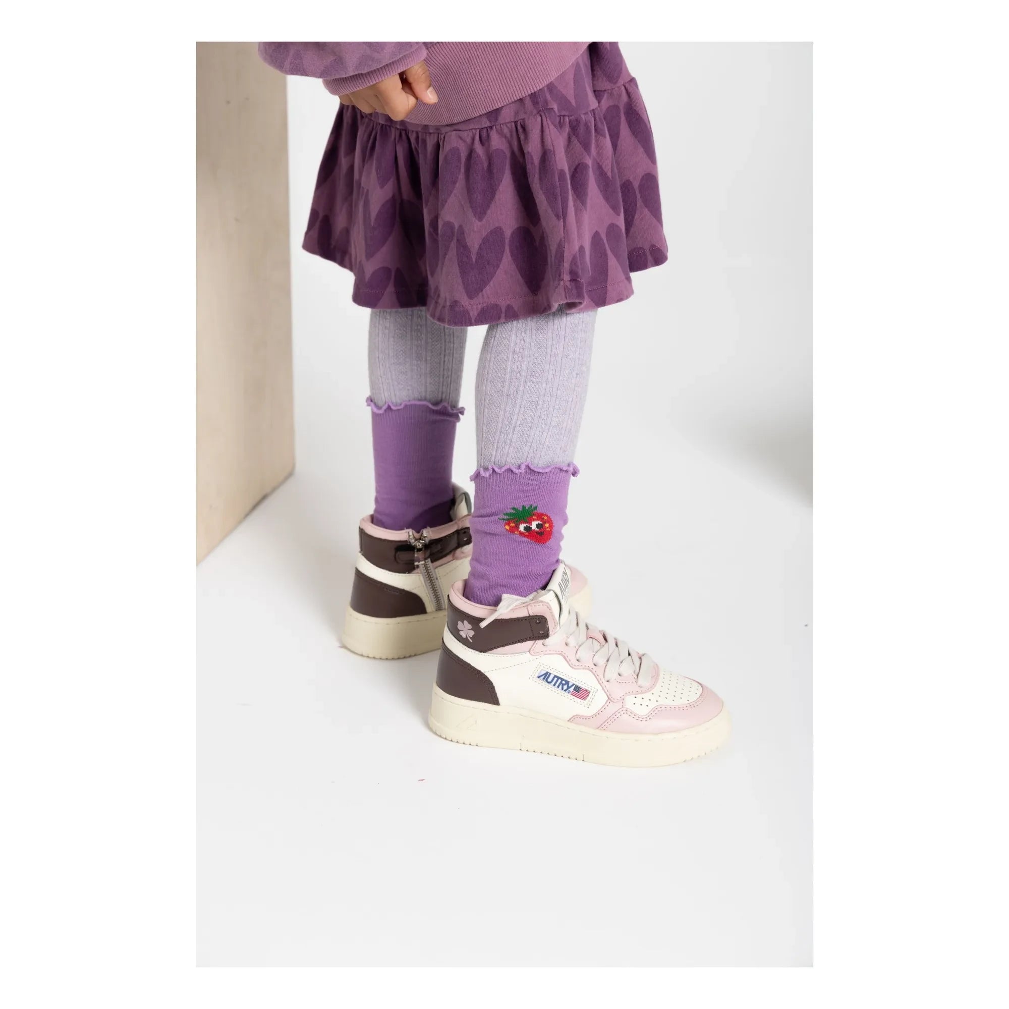 Hundred Pieces - CALCETINES CLÁSICOS DE FRESA | Morado