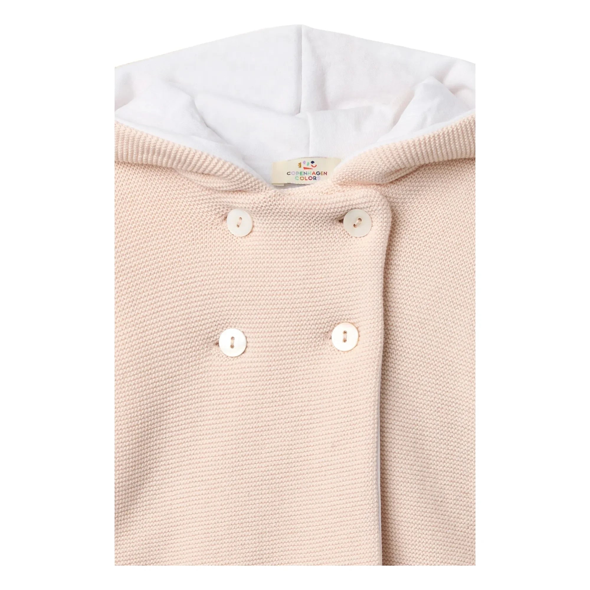 Copenhagen Colors - Chaqueta con Capucha de Algodón Orgánico | Melocotón