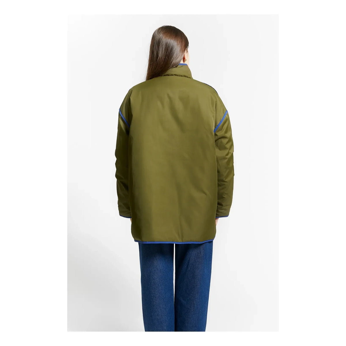 Indee - Chaqueta reversible Warmup | Verde oliva