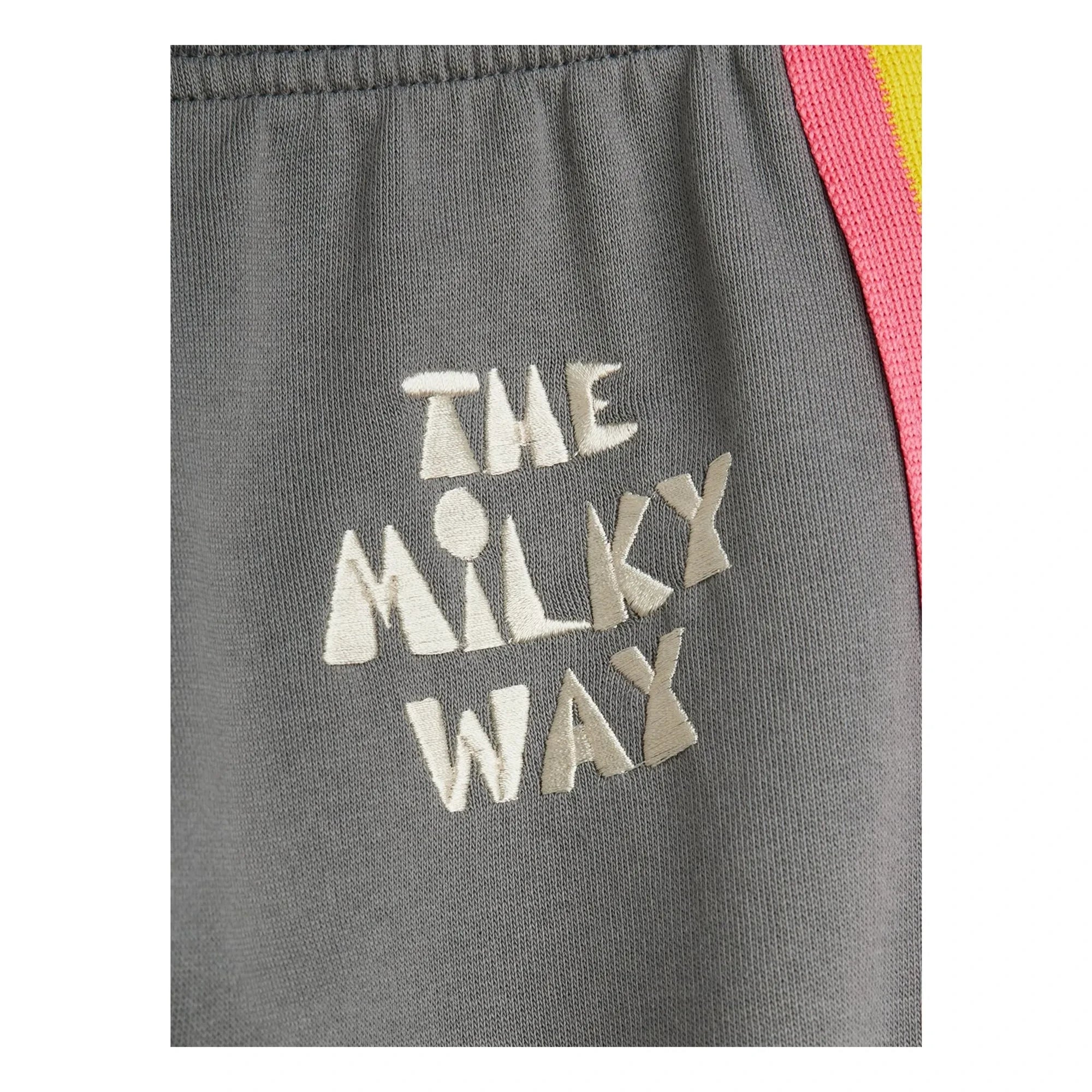 Mini Rodini - Jogger de Algodón Orgánico Arc en Ciel | Gris