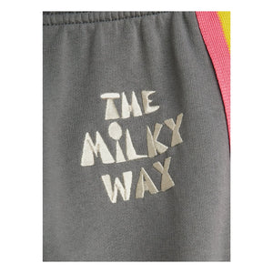 Mini Rodini - Jogger de Algodón Orgánico Arc en Ciel | Gris