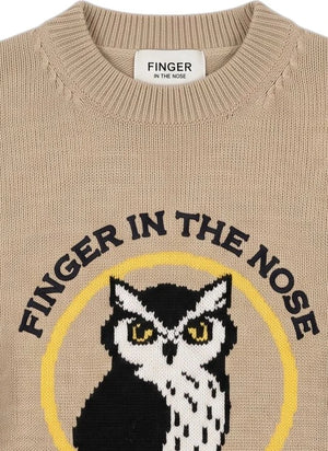 Finger in the nose - Pul Sally Academy Merino Wool | Marrón topo