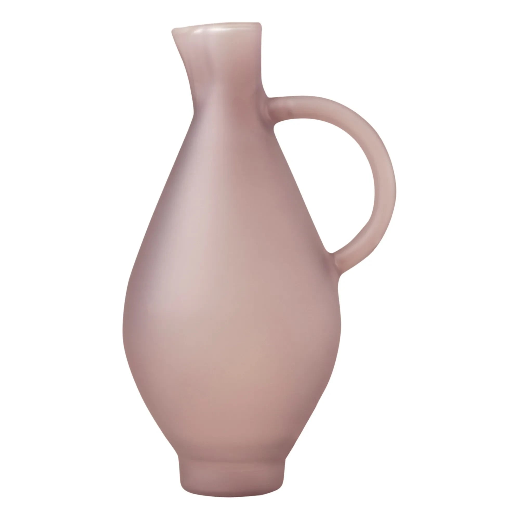 Los Objetos Decorativos - Jarra de borosilicato ópalo | Malva