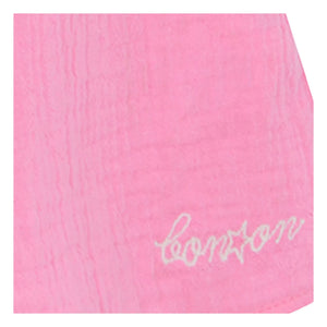 Bonton - Vestido bordado Rêve | Rosa chicle