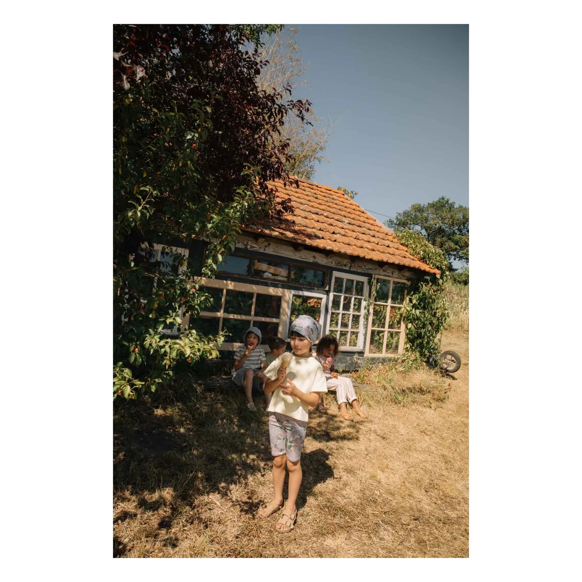 Studio Bohème - Jeannie Flowers Cyclist Algodón Orgánico | Lila