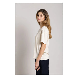 Smallable Woman - Camiseta de algodón orgánico Hana | Crema