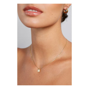 Anni Lu - Pendientes Curve Petites | Oro