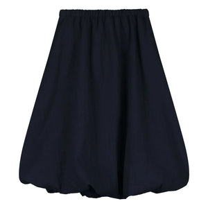 Tangerine - Falda Midi Plisada | Azul Marino