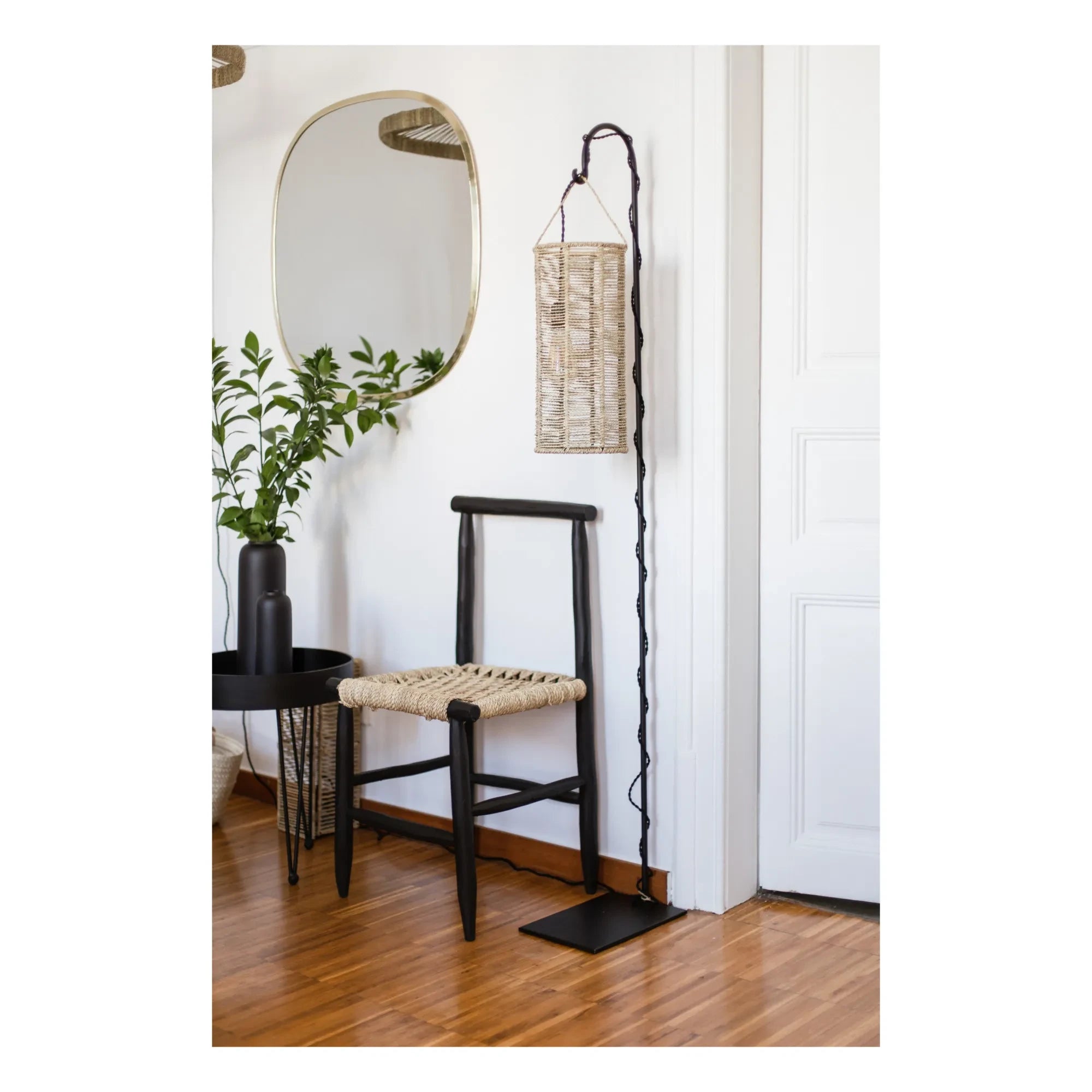 Cosydar - Lámpara de pie Teku - 150 cm | Negro