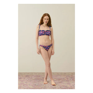 Louise Misha - Parte de Arriba de Bikini de Fibra Reciclada para Mujer - Colección de Mujer | Azul Oscuro