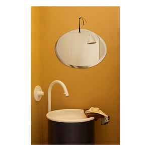 M Nuance - Espejo biselado extrafino - Forma oval horizontal aleatoria 55x40 cm