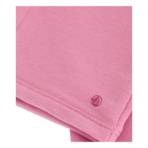 Petit Bateau - Cárdigan de algodón orgánico | Rosa caramelo