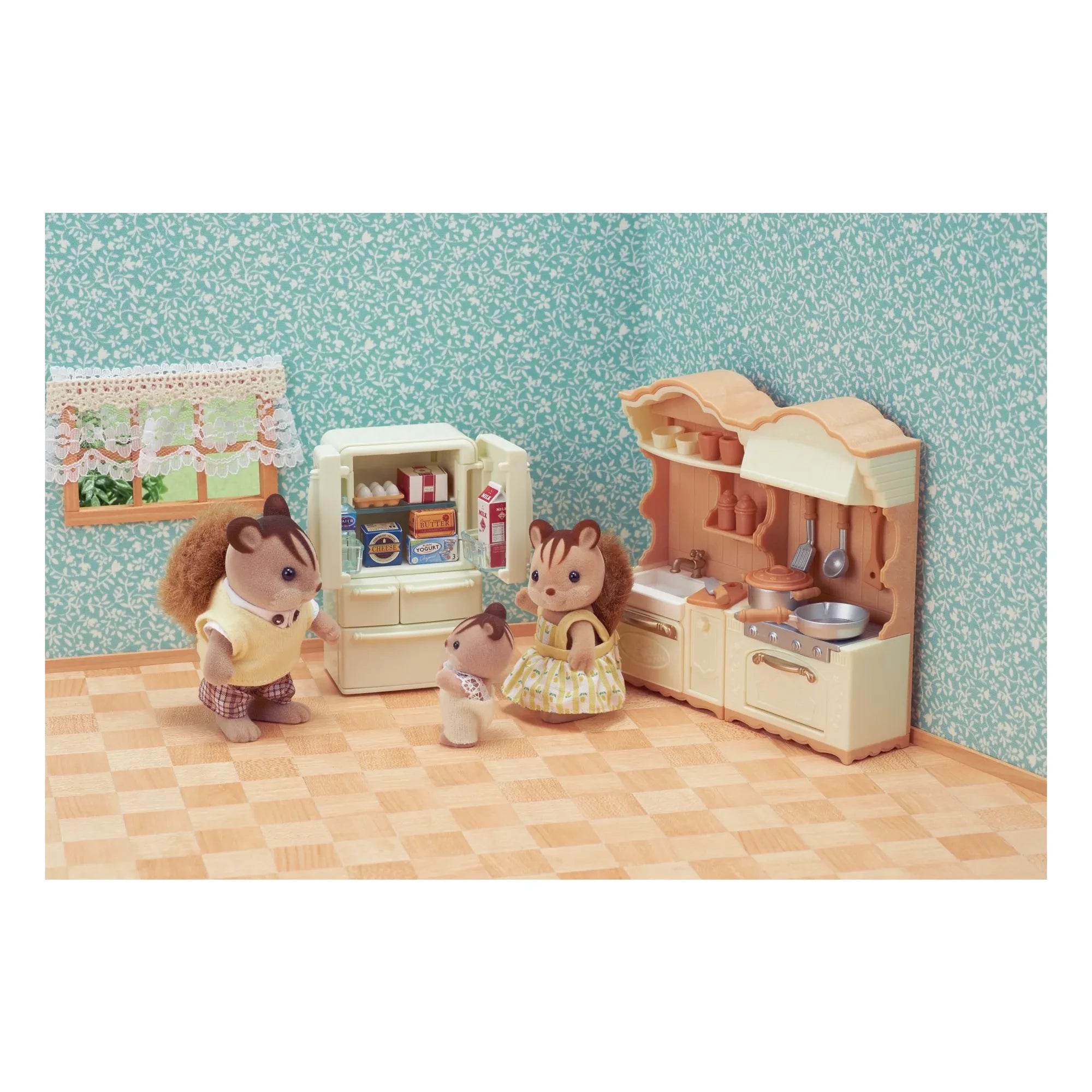 Sylvanian Families - Set de cocina con armarios