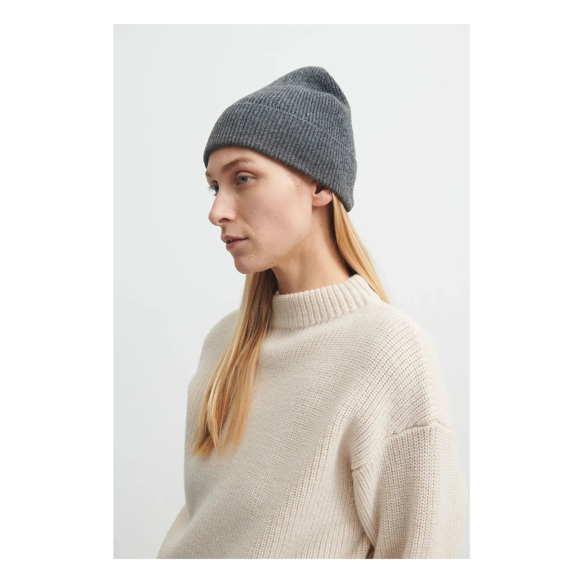 FUB - Gorro de lana - Colección para mujer | Gris