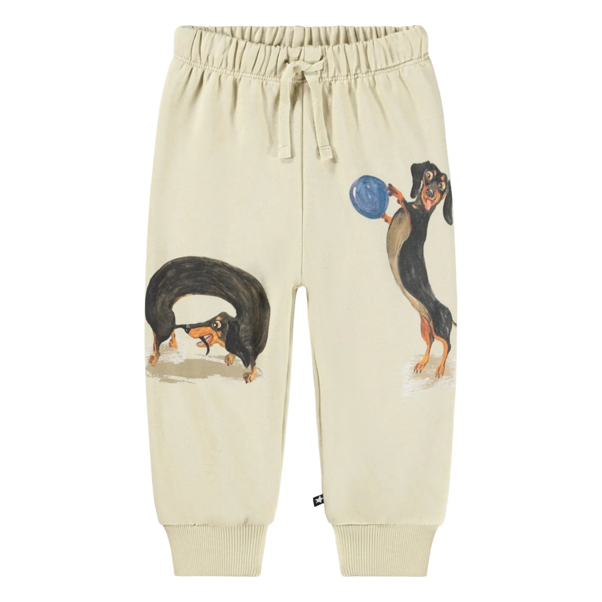 Molo - Jogger Simeon Dog Play algodón orgánico | Crudo