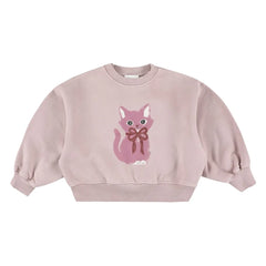 Morley - Zyco Pembe Kedi Sweatshirt | Leylak