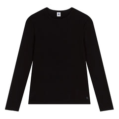Petit Bateau - Camiseta icónica de algodón orgánico | Negro