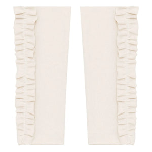 Donsje - Audun leggings de algodón orgánico con volantes | Crudo