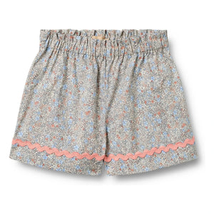 Wheat - Shorts de algodón orgánico Lace Silja Fleuri | Azul claro