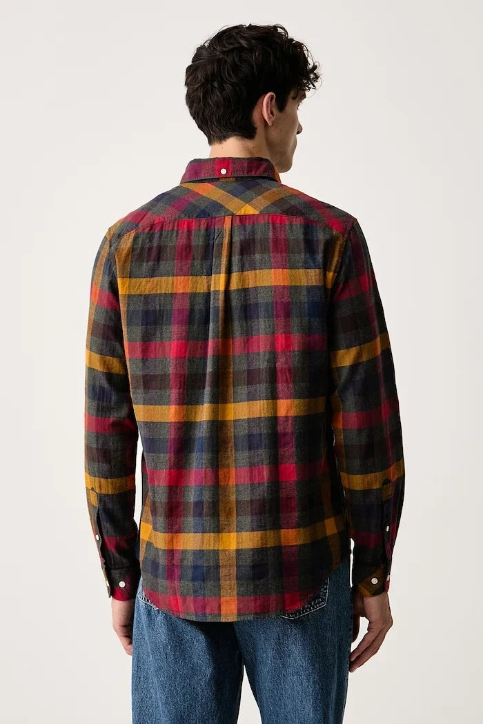 Camisa Danloch de algodón para hombre Barbour