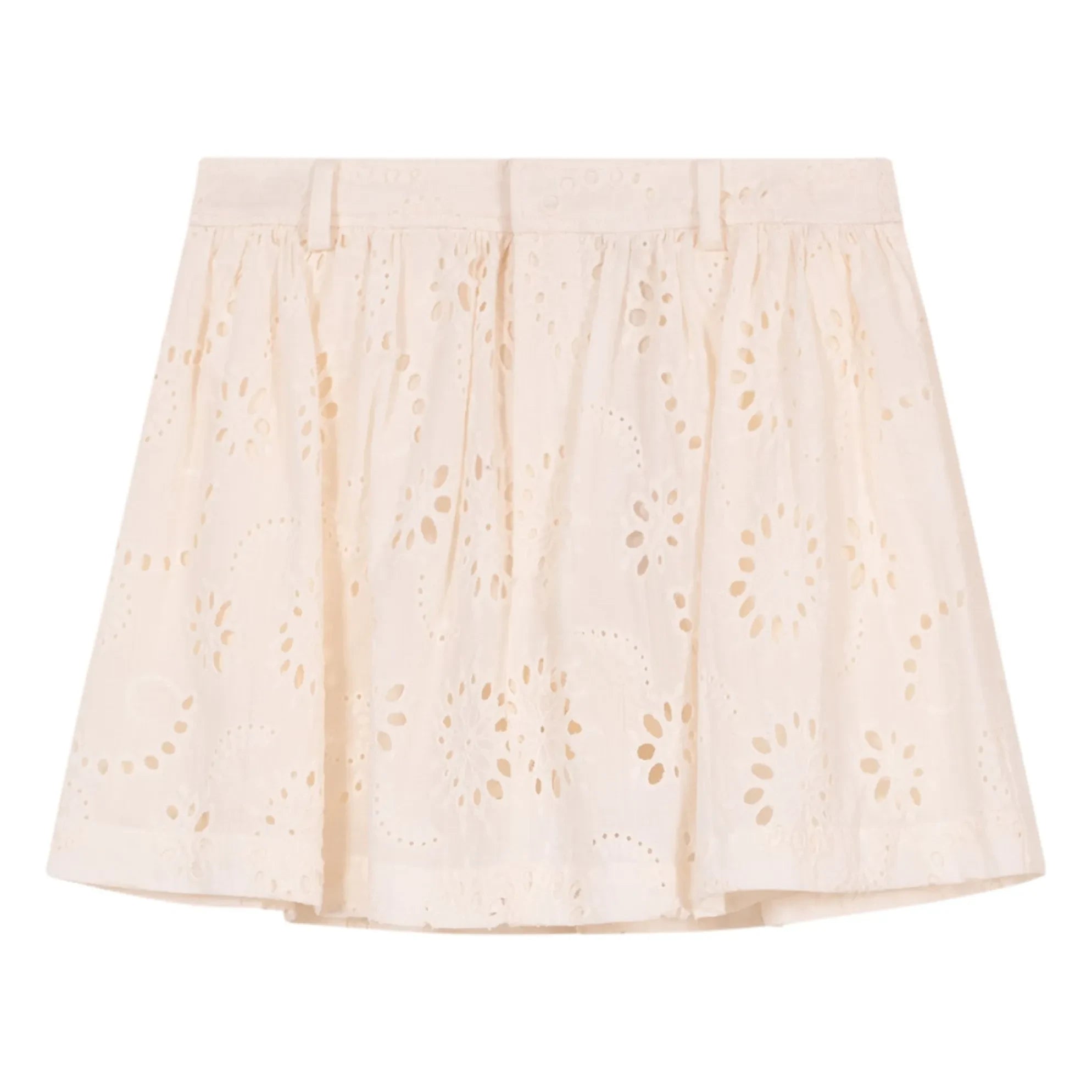 Indee - Minifalda bordado inglés Vendee | Blanco