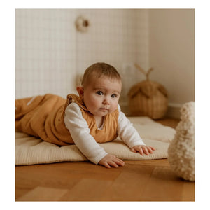 Saco de dormir de doble cara Les Petites Billes - Oursons | Caramelo