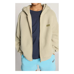 American Vintage - Sudadera con cremallera Izubird | Gris claro
