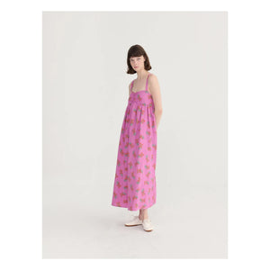 Bobo Choses - Vestido de algodón orgánico Juicy Tomatoes | Morado