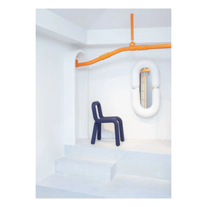 Moustache - Zodiac ayna - Jean-Baptiste Fastrez | Beyaz