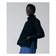 Taion - Chaleco Militar Reversible Sin Mangas Cuello Alto | Azul Marino - Negro