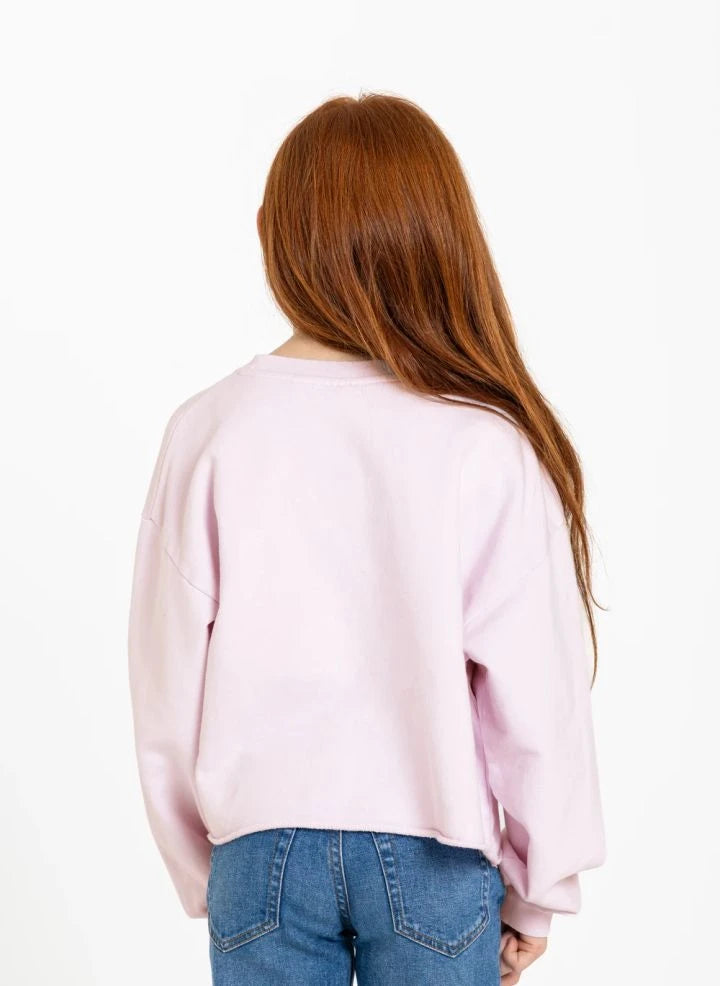 Hundred Pieces - Belmont Horses Sudadera de Algodón Orgánico | Rosa Claro