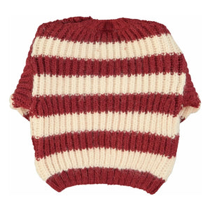 Piupiuchick - Jersey de lana a rayas | Burdeos