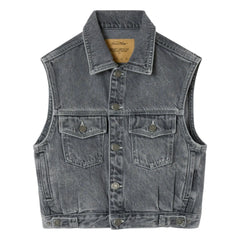 American Vintage - Chaleco vaquero sin mangas Yopday | Gris