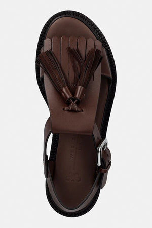 Sandalias de cuero para mujer Weekend Max Mara Wkaarte