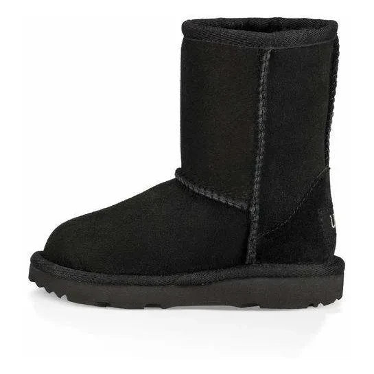 UGG - Botines de gamuza con forro de piel Classic II | Negro