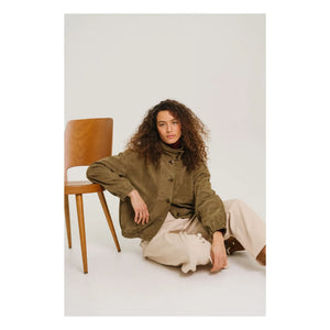 Sacrécoeur - Lise Chaqueta de cuero | Caqui