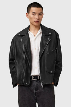 Chaqueta de cuero BRADFORD de AllSaints