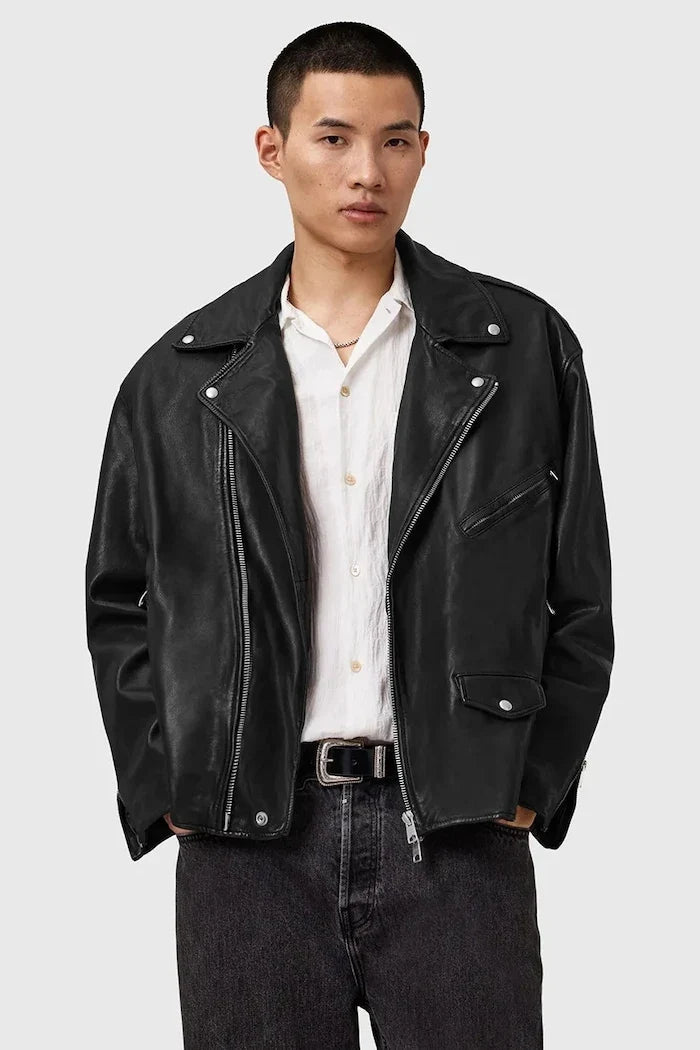 Chaqueta de cuero BRADFORD de AllSaints