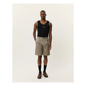 Les Deux - Shorts Reece plisados | Verde