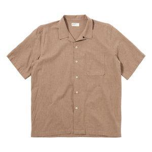 Universal Works - Camisa Road Sido Lin | Marrón