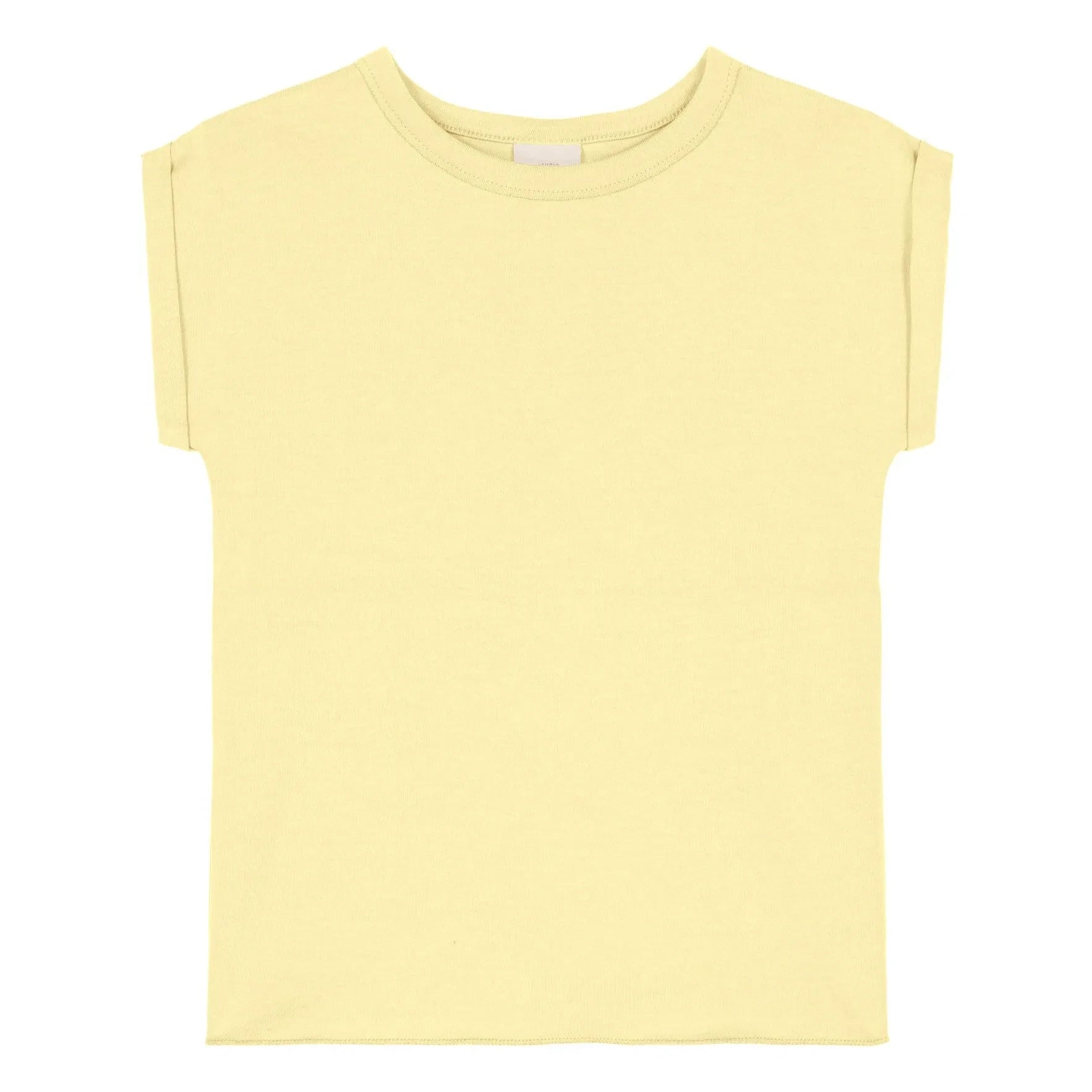 Studio Bohème - Camiseta Bama de algodón orgánico | Amarillo pálido