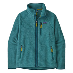 Patagonia - Forro polar con cremallera Retro Pile de fibra reciclada | Azul pavo real