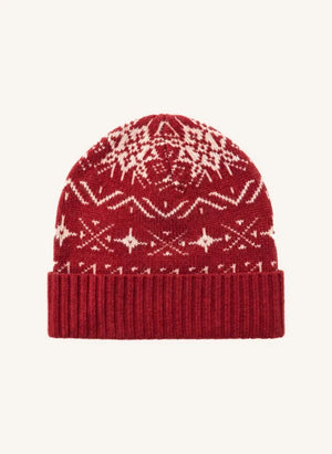 Hundred Pieces - Gorro de Merino Jacquard Timber | Marrón