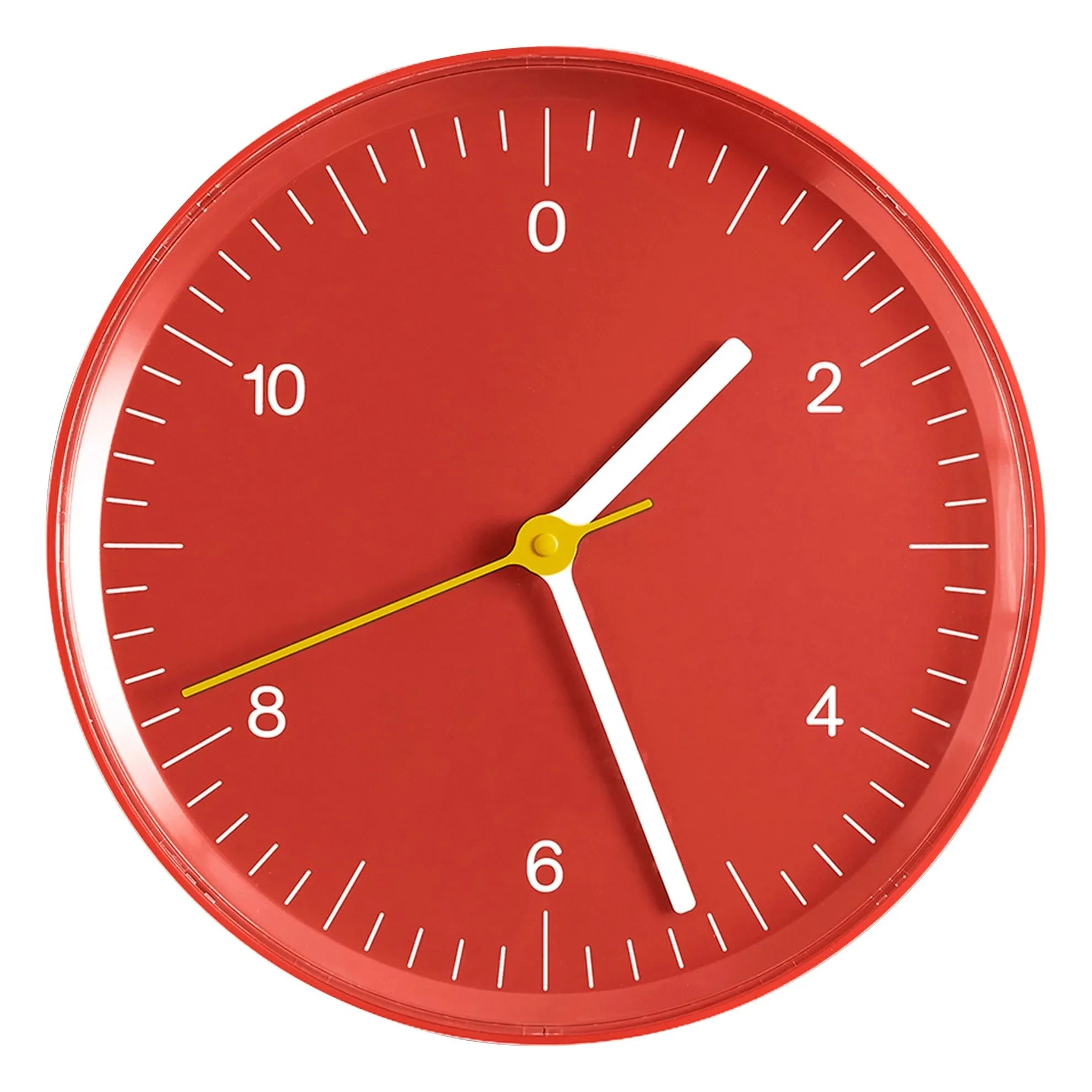 Hay - Reloj de pared, Jasper Morrison | Rojo