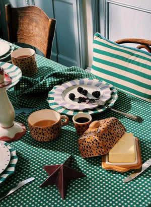 Anna + Nina - Taza de espresso Leopardo | Marrón