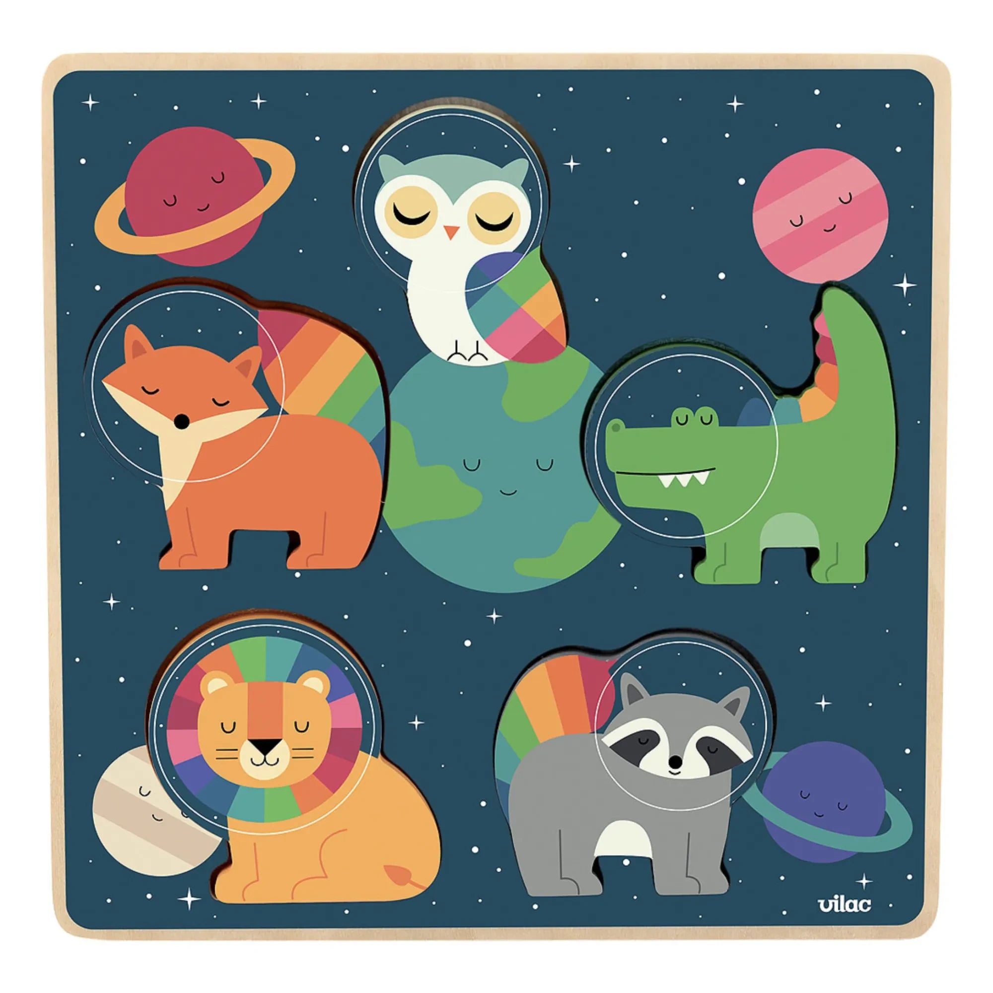 Vilac - Juego Táctil de Formas del Espacio
