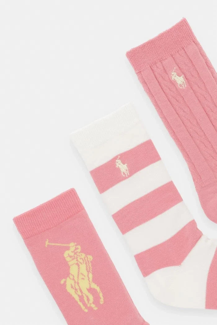 Polo Ralph Lauren Calcetines Infantiles, 3 pares