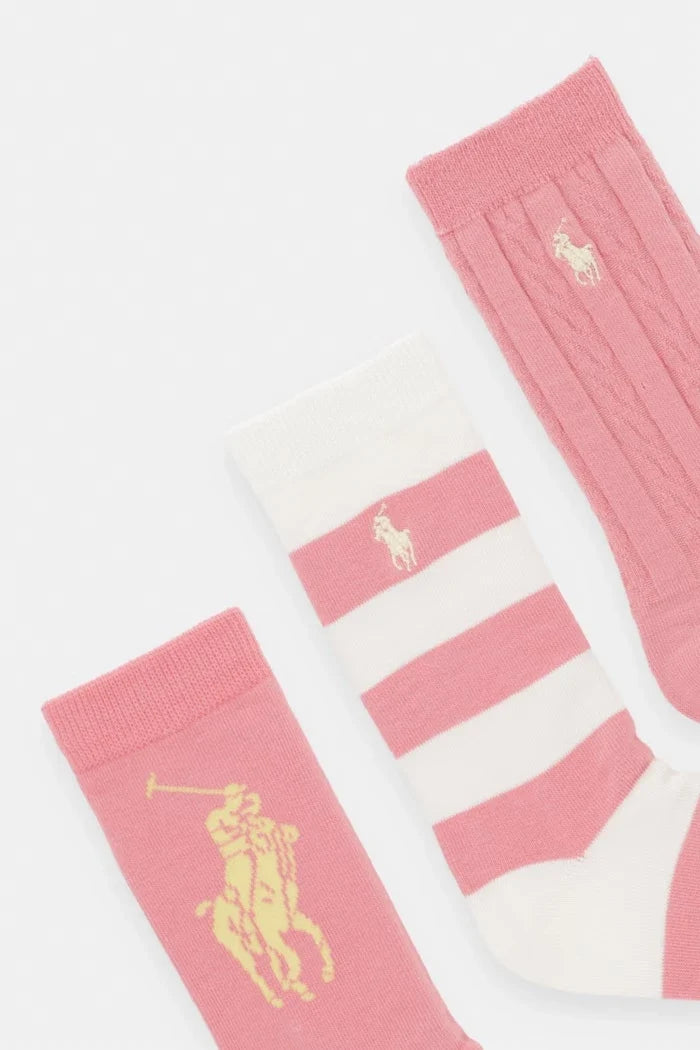 Polo Ralph Lauren Calcetines Infantiles, 3 pares