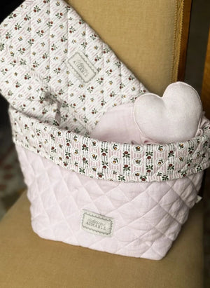 Editions Aimable - Cesta de almacenamiento Paul | Dragée Pink Gauze